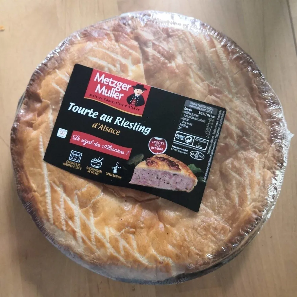 Tourte au Riesling d'Alsace