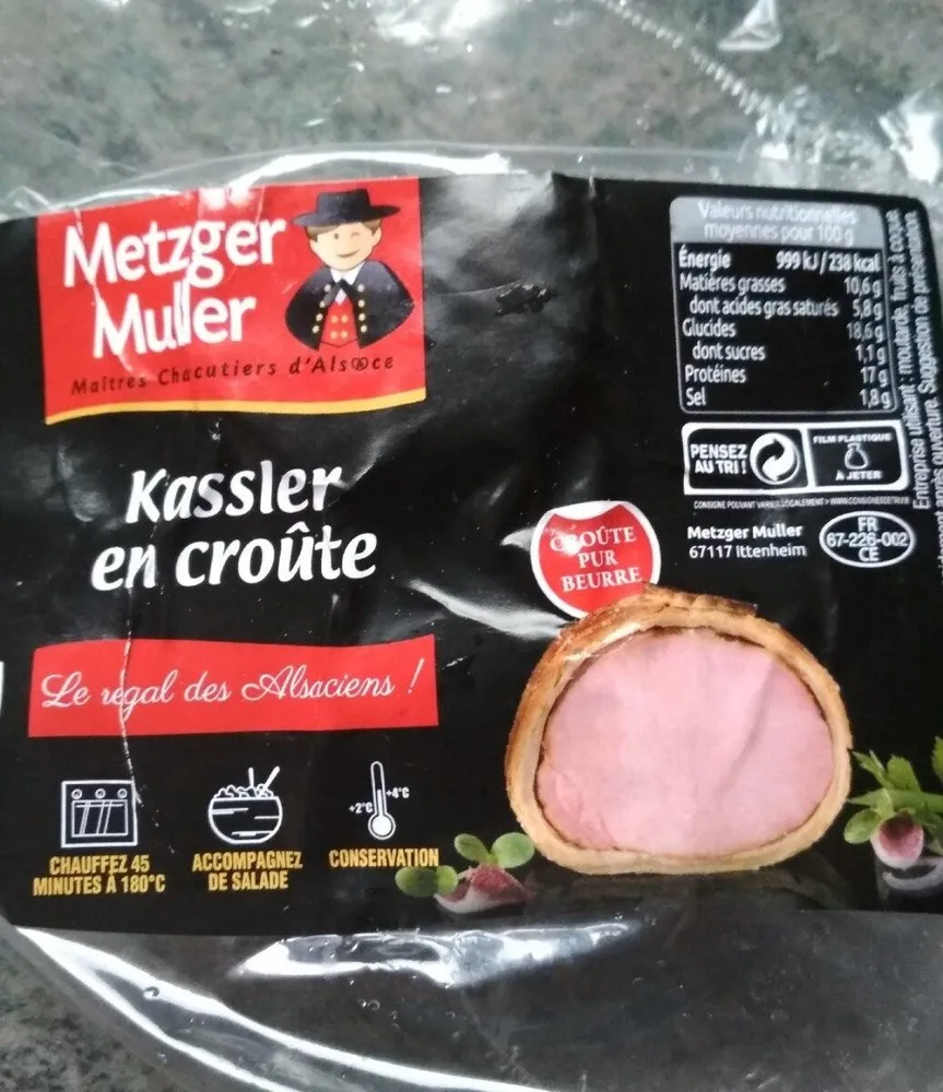 Kassler en croûte