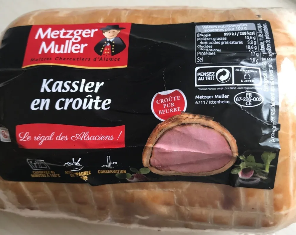 Kassler en croûte
