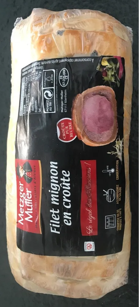 Filet mignon en croûte