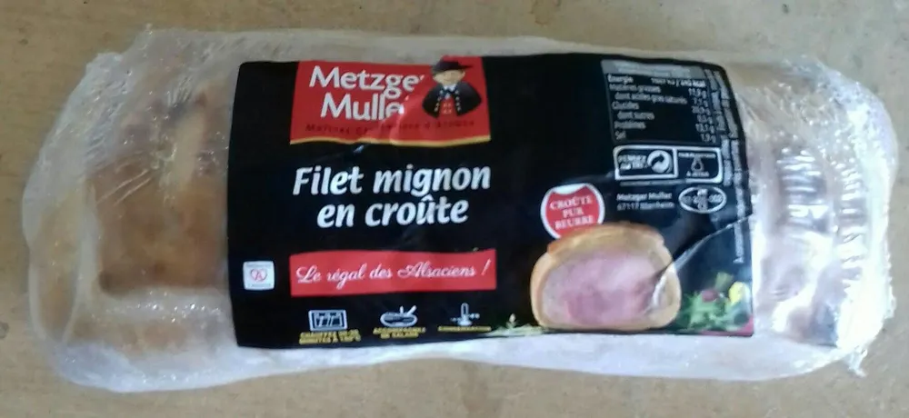Filet mignon en croûte