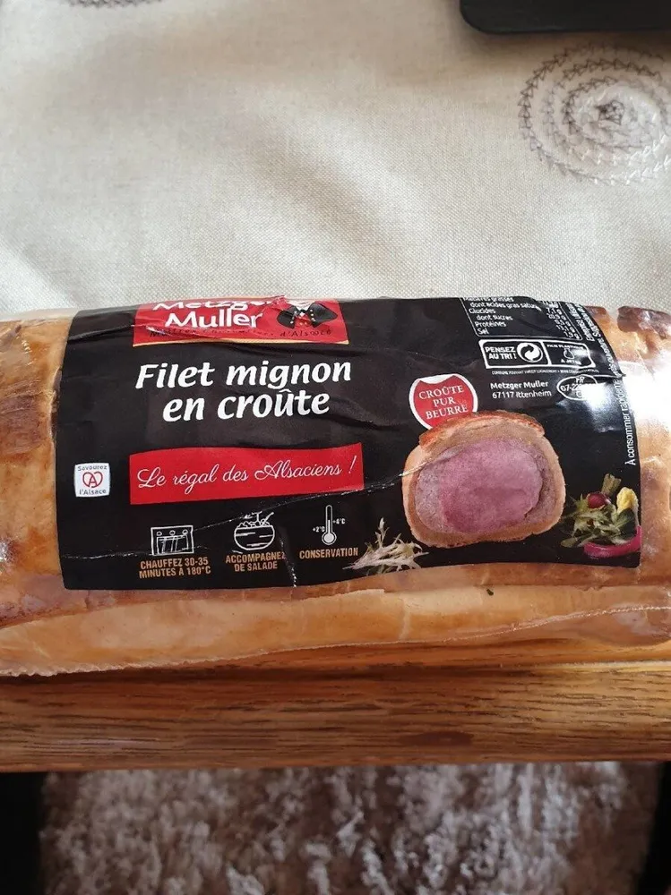 Filet mignon en croute