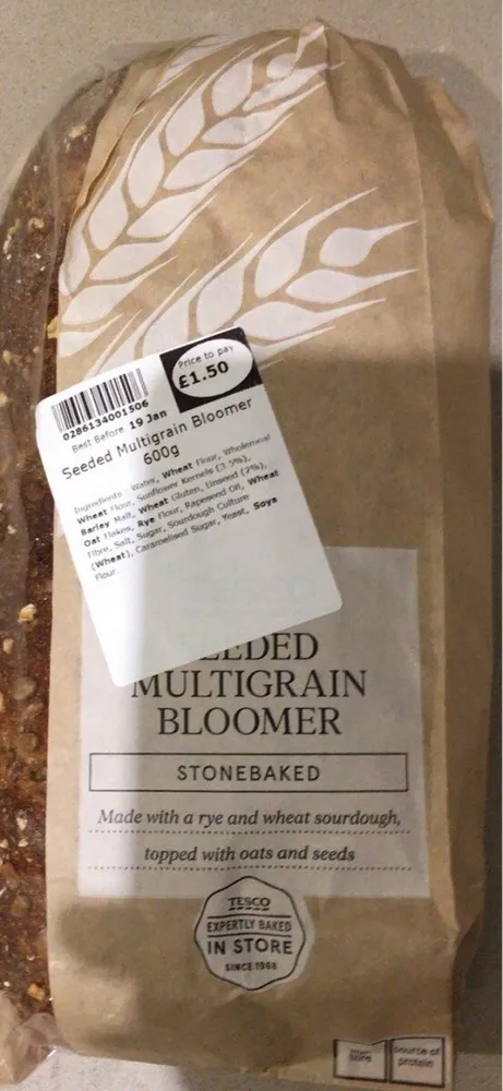 Seeded multigrain bloomer