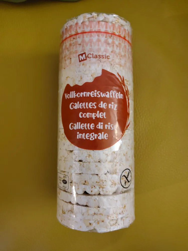 Galettes de riz complet