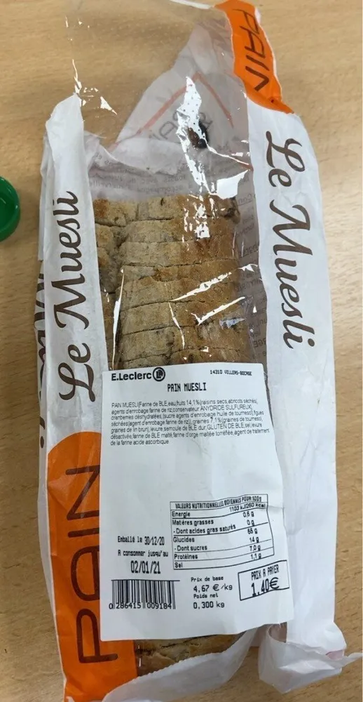 Pain muesli