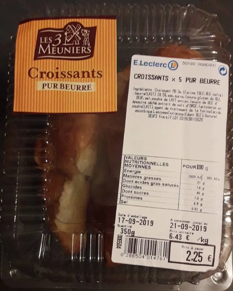 Croissants pur beurre