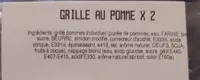Grillé au pomme x 2