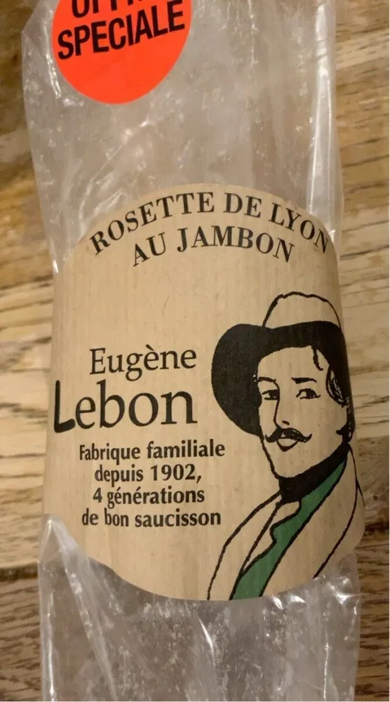 Rosette de lyon au jambon