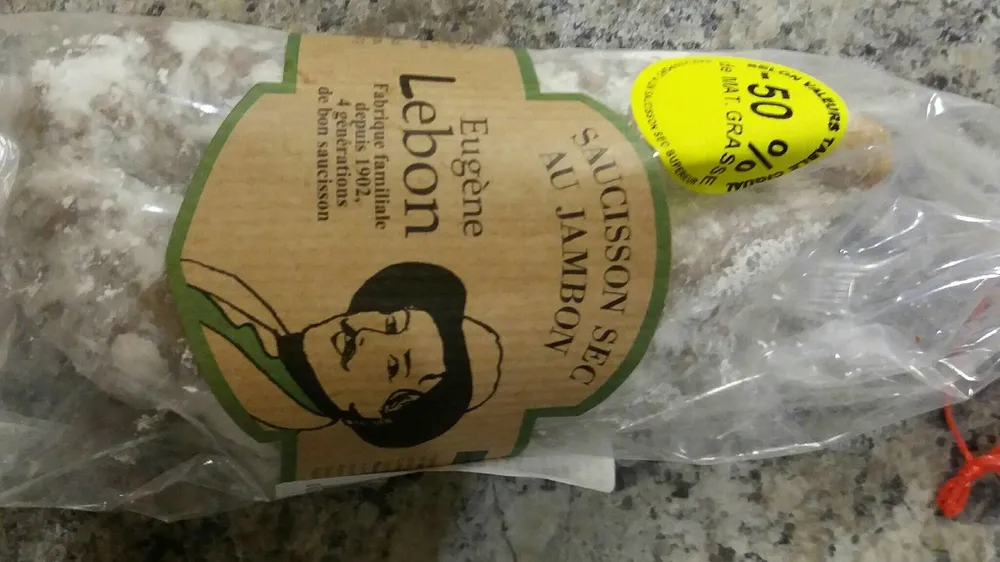 Saucisson sec au jambon