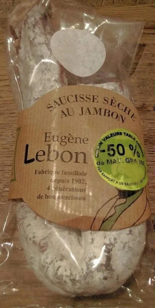 Saucisse sèche au jambon