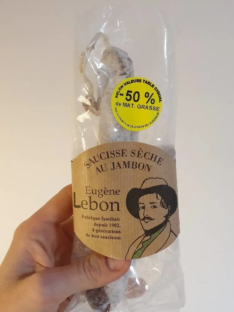 Saucisse séche au jambon