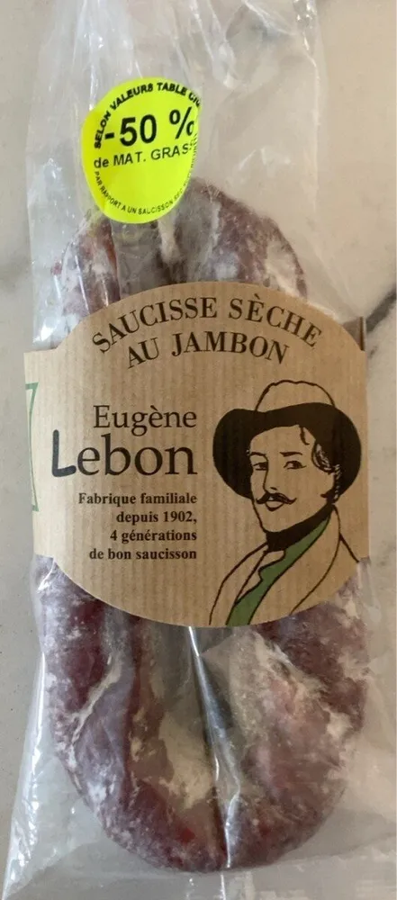 Saucisse sèche au jambon