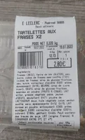 Tartelettes aux fraises