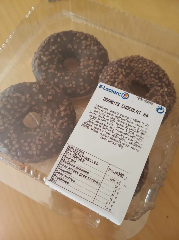 Donuts chocolat ×4