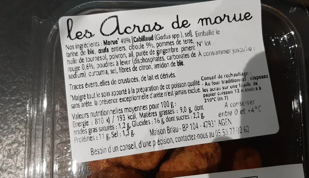 Acras de morue