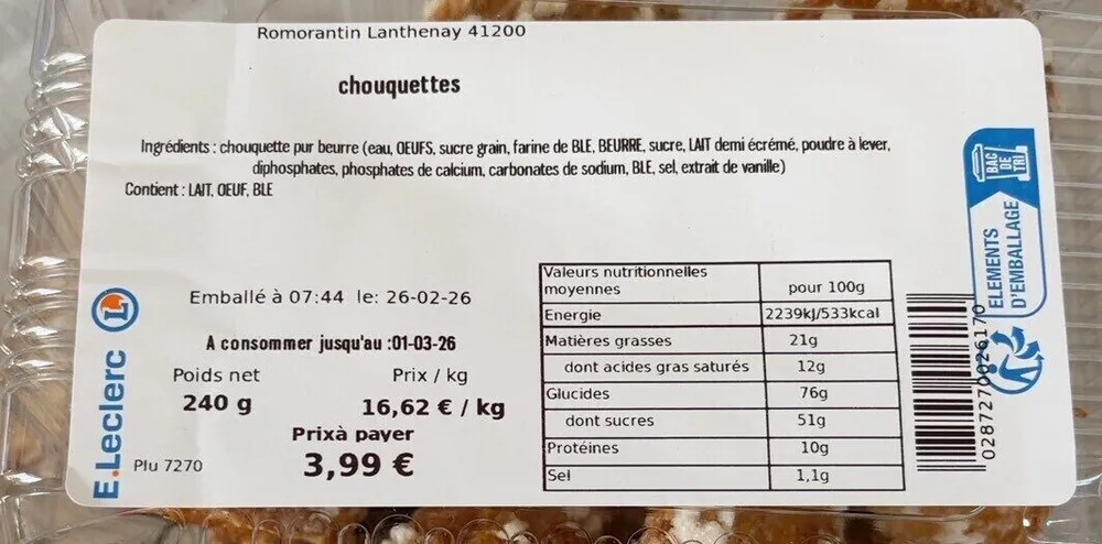 Chouquettes