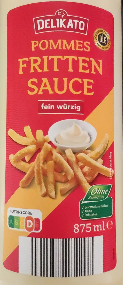 Pommes Fritten Sauce fein würzig