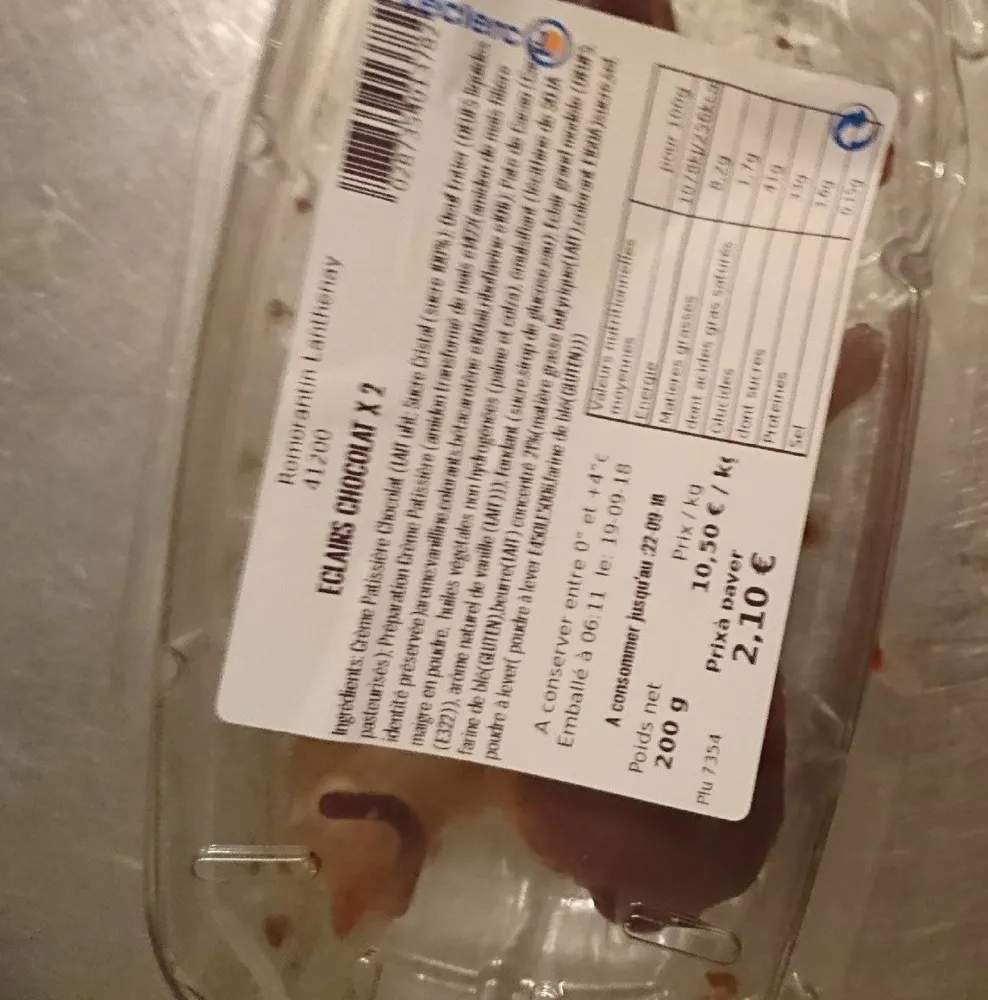 Éclairs chocolat x2