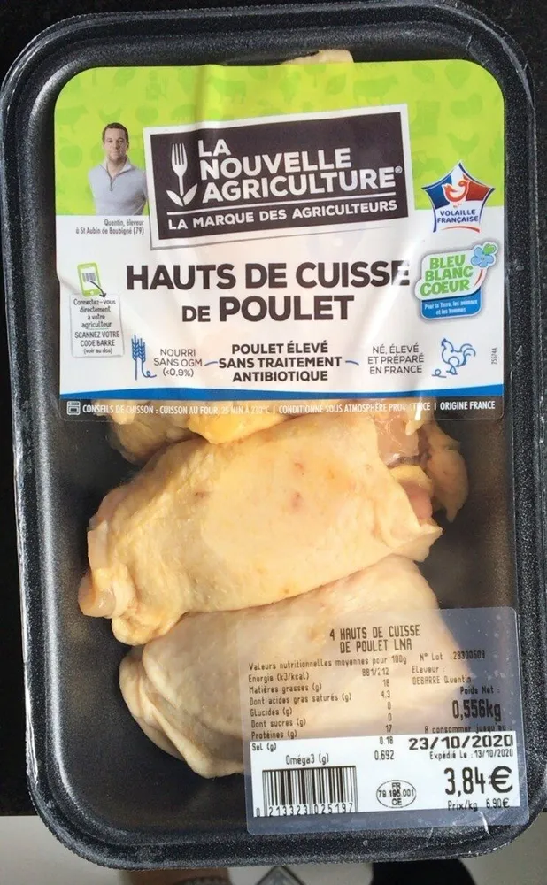 Hauts de cuisse de poulet