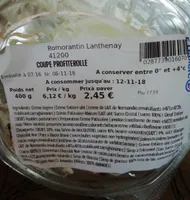 Coupe profiteroles