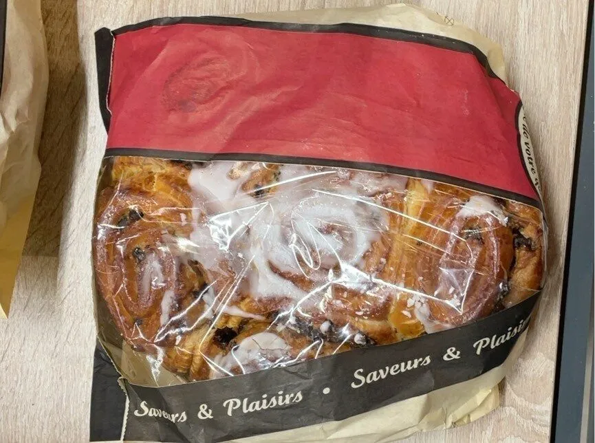 Chinois crème pâtissière pépites