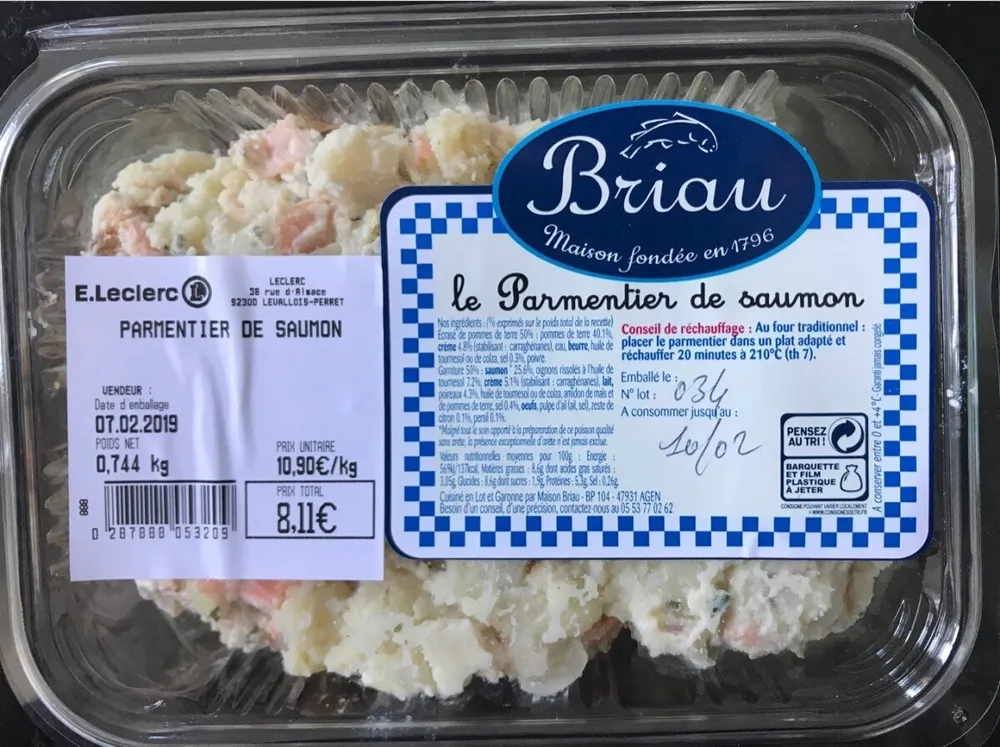 Le parmentier de saumon