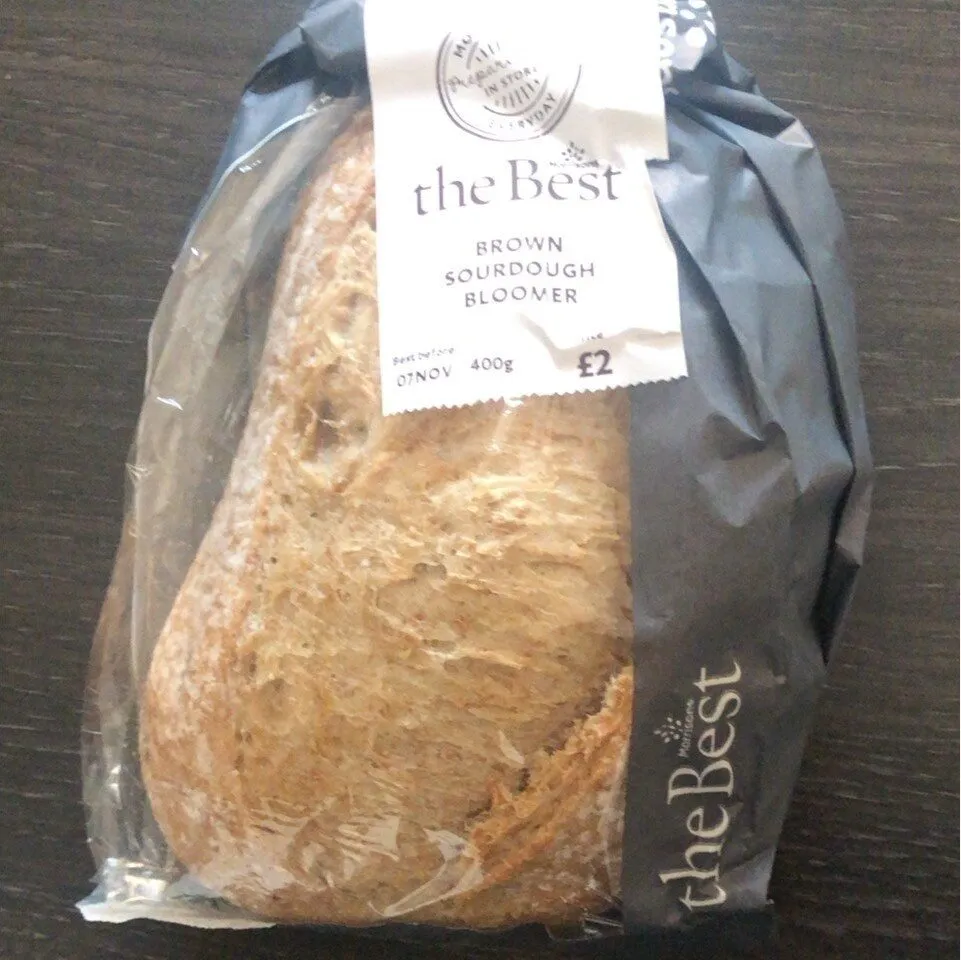 Brown sourdough bloomer