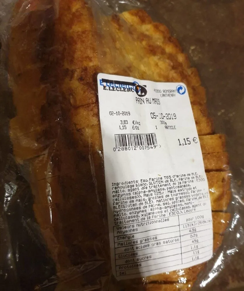 Pain au mais