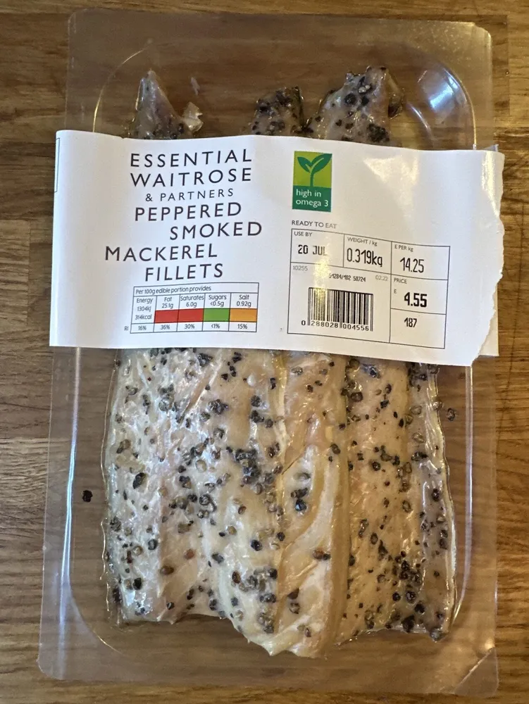 PEPPERED SMOKED Mackerel