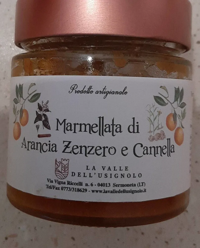 Marmellata di Arancia Zenzero e Cannella