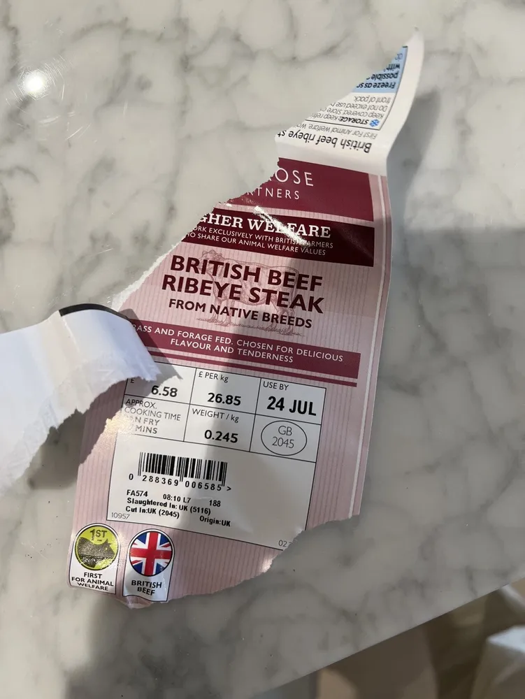 British Beef Ribeye Steak