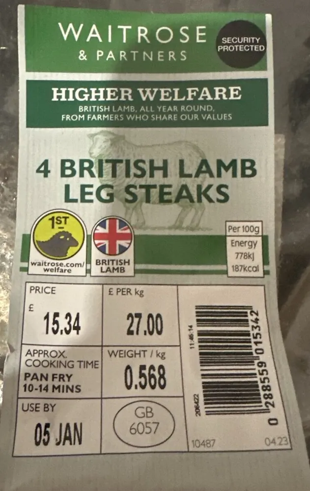 Lamb Leg Steak