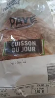 Pain pavé bio.