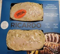 Poitrines poulet méditerranéenne