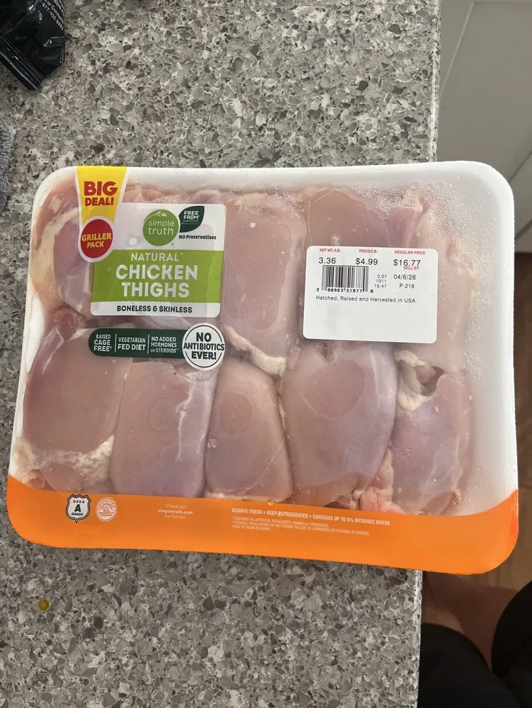 Natural Chicken Thighs
