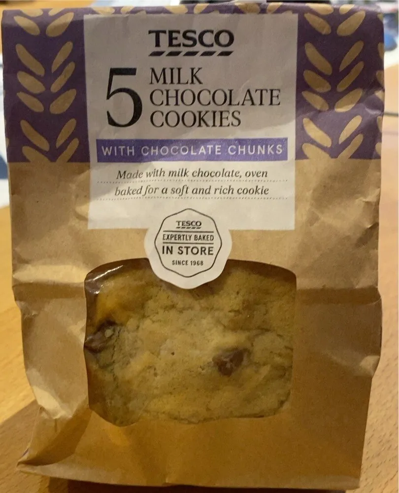 5 Milk Chocolate Cookies