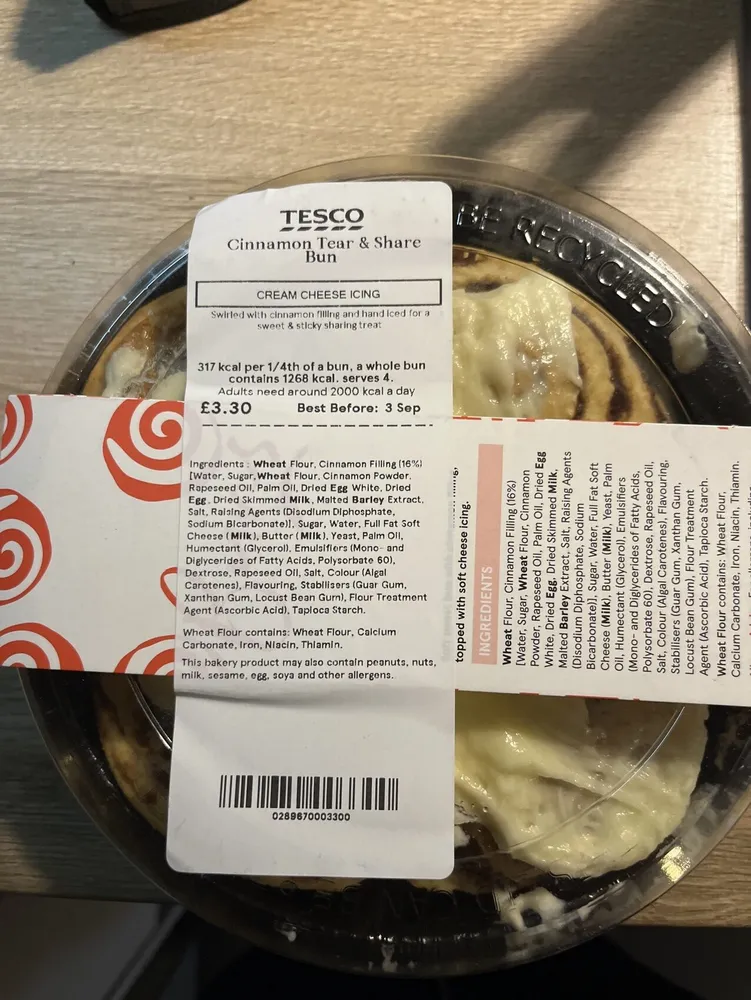 Cinnamon Tear And Share Bun