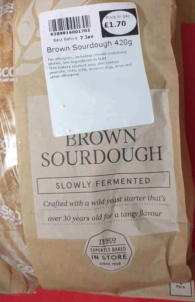 Brown Sourdough Bread