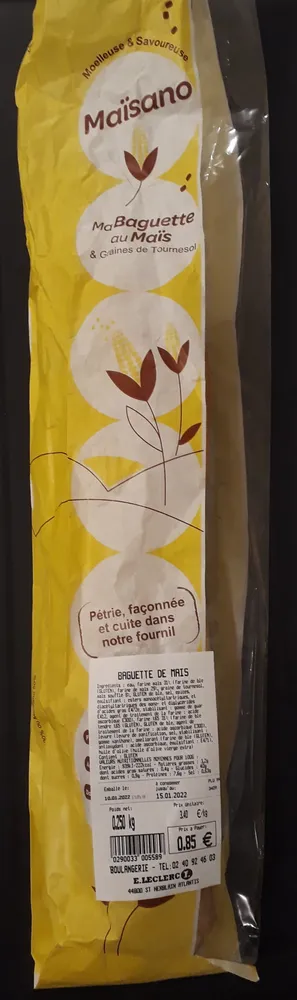 Ma baguette au maïs