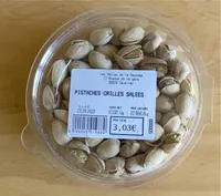 Pistaches grillés salées