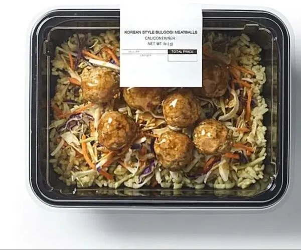 Korean style bulgogi meatballs