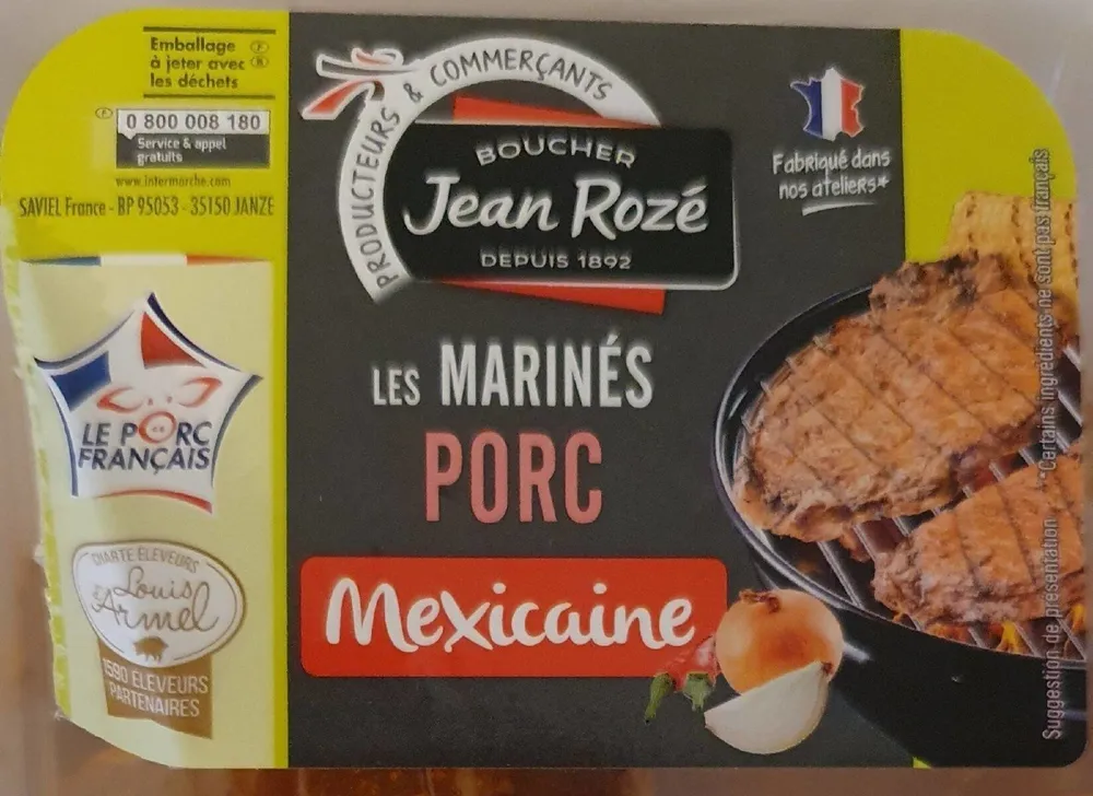 Pavé de porc marinés mexicaine