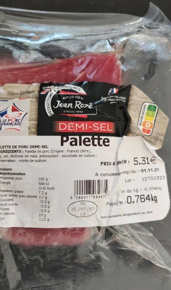 Palette demi-sel