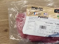 Palette de porc demi-sel