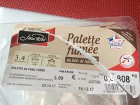 Palette de porc fumee