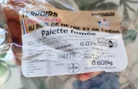 Palette fumée bois de hêtre et chene