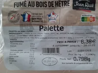 Palette - Fumé au bois de hêtre