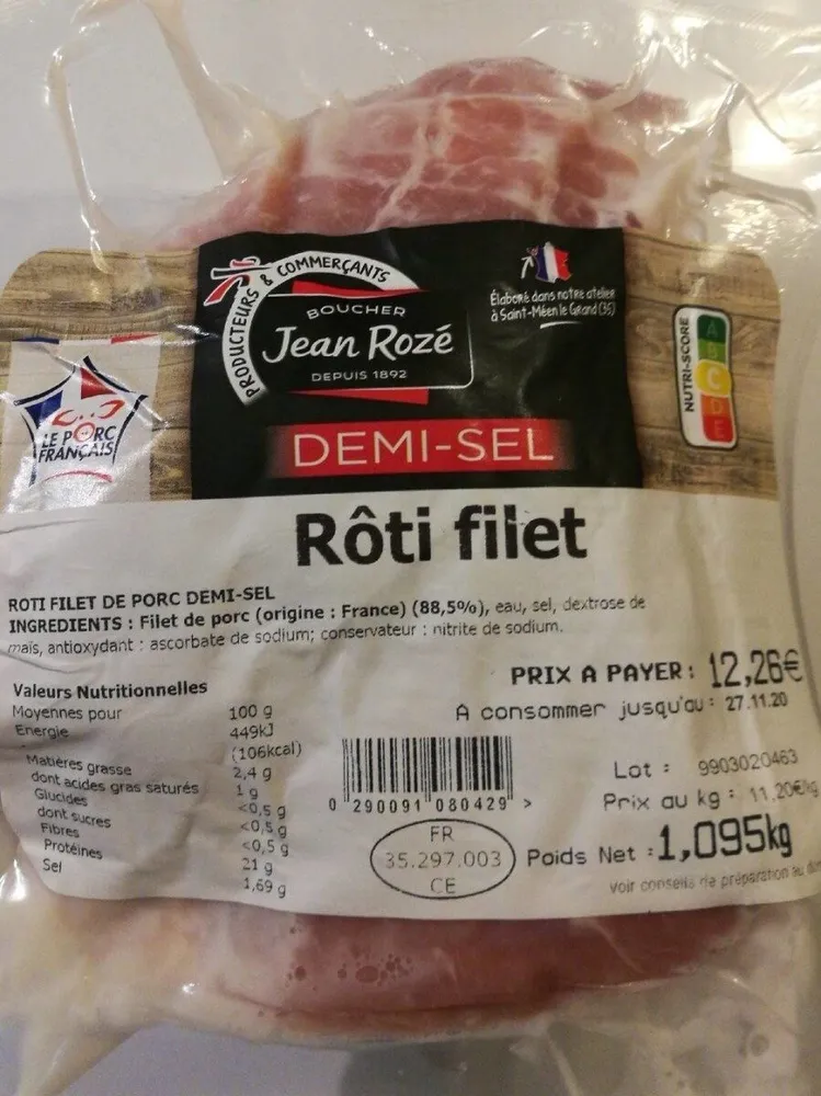 Rôti filet