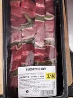 Brochettes d'abats