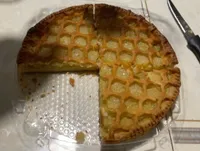 Tarte grillée aux pommes